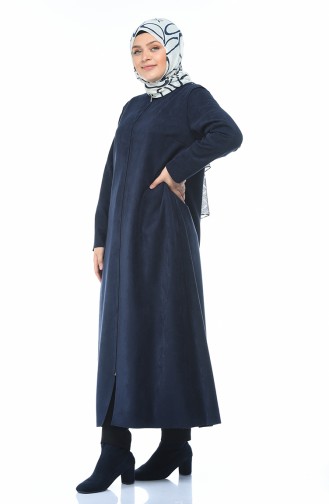 Navy Blue Overjas 0273-01