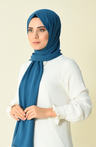 Shawl KARACA SAFIR blue petroleum 90593-16