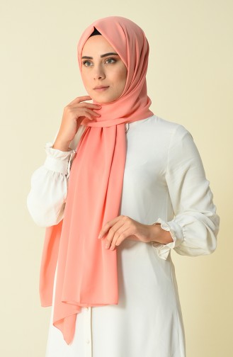 Shawl KARACA SAFIR salmon color 90593-20