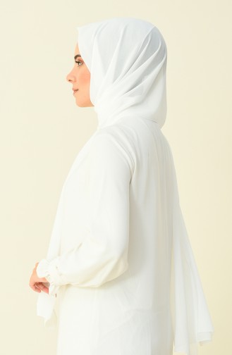 whight Karaca Crepe Shawl 90594-03