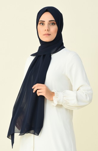 Navy blue Karaca Crepe Shawl 90594-04