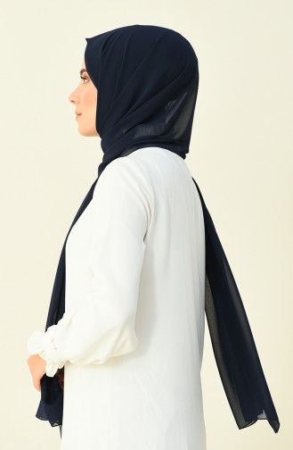 Navy blue Karaca Crepe Shawl 90594-04