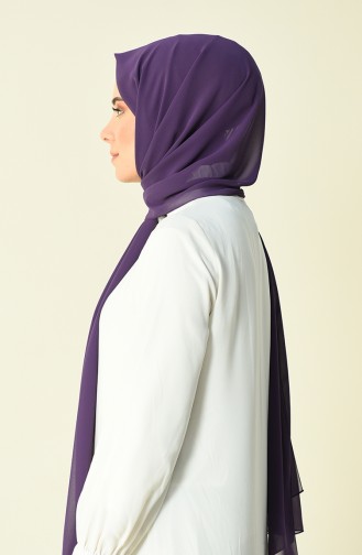 Dark purple Karaca Crepe Shawl 90594-12