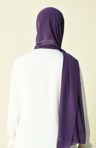 Dark purple Karaca Crepe Shawl 90594-12