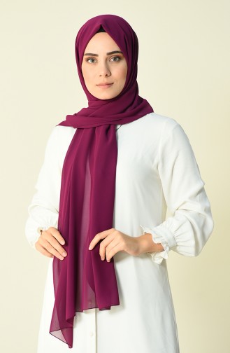 Cherry color Karaca Crepe Shawl 90594-13