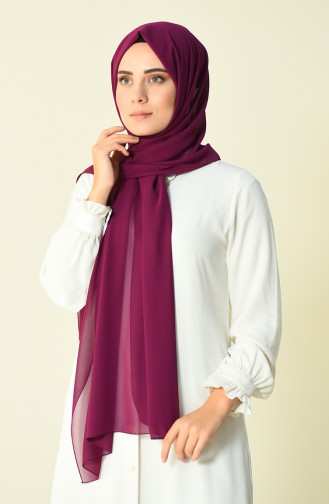 Cherry color Karaca Crepe Shawl 90594-13