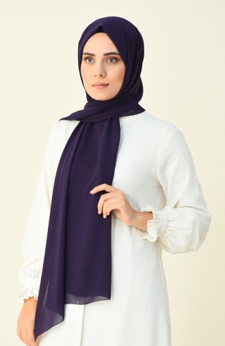 Purple Karaca Crepe Shawl 90594-14