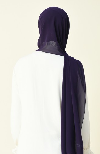 Purple Karaca Crepe Shawl 90594-14