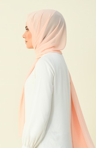 Salmon color Karaca Crepe Shawl 90594-24