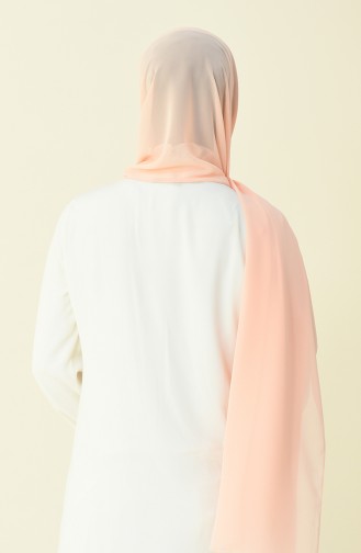 Salmon color Karaca Crepe Shawl 90594-24