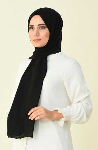 Black Karaca Crepe Shawl 90594-26