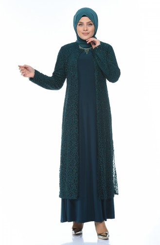 Emerald İslamitische Avondjurk 1062-08