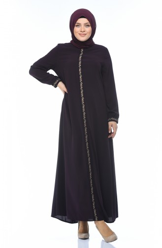 Purple İslamitische Jurk 8377-02