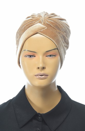 Bonnet Velours 0038-02 Beige 0038-02