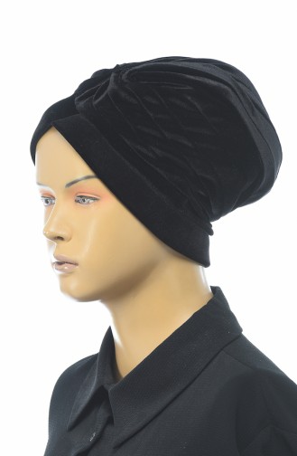 Bonnet Velours 0038-03 Noir 0038-03