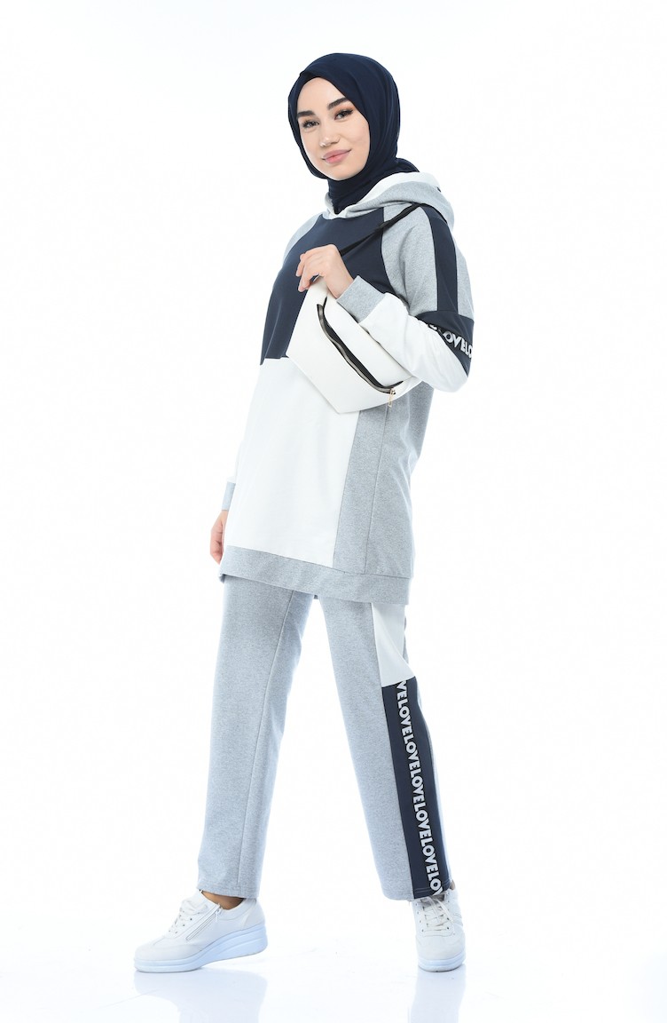navy sweatsuit