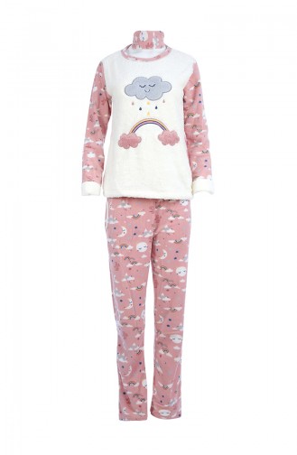 Women´s Welsoft Pajama Set Ecru Powder 8037