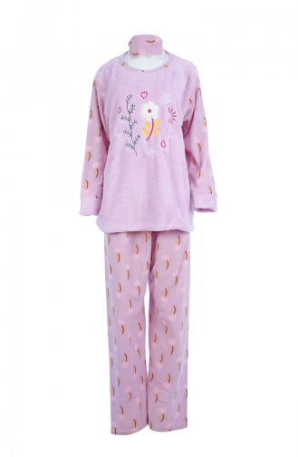 Bayan Welsoft Pijama Takımı 8041 Pembe