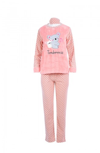 Ensemble Pyjama Pour Femme 8044 Saumon 8044