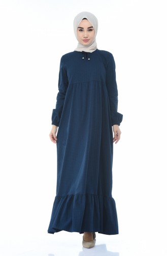 Black Hijab Dress 1281A-01