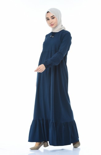 Black Hijab Dress 1281A-01