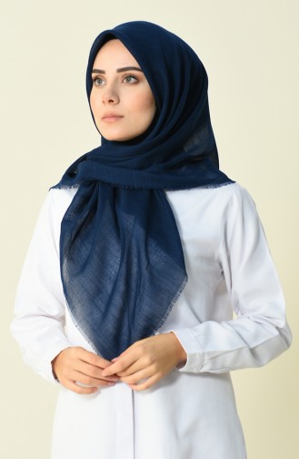 Cotton Scarf Light Navy Blue 50056-69B