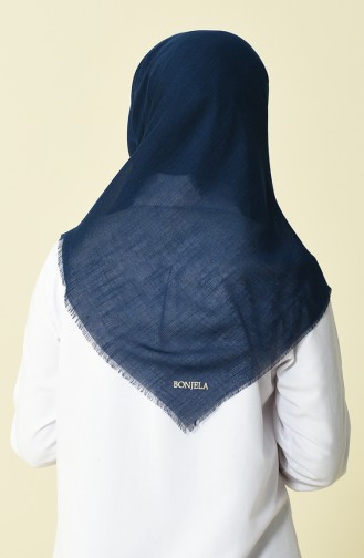 Cotton Scarf Light Navy Blue 50056-69B