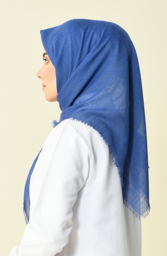 Cotton Scarf Indigo Beige 50056-73