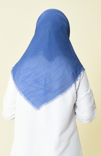 Cotton Scarf Indigo Beige 50056-73