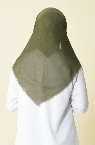 Cotton Scarf Light Khaki Green 50056-74