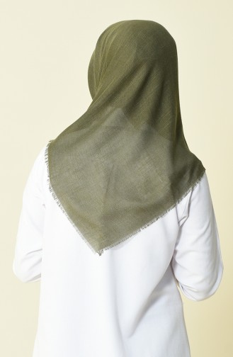 Cotton Scarf Light Khaki Green 50056-74