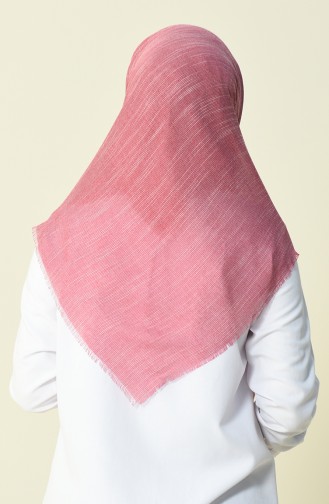 Cotton Scarf Dark Pawder White 50056-75