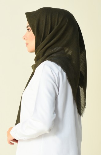 Sökme Pamuk Eşarp 2144-62 Koyu Haki 2144-62