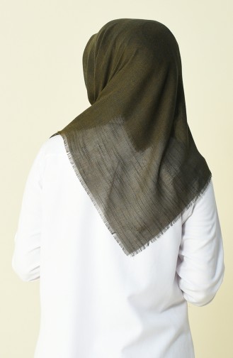 Sökme Pamuk Eşarp 2144-62 Koyu Haki 2144-62