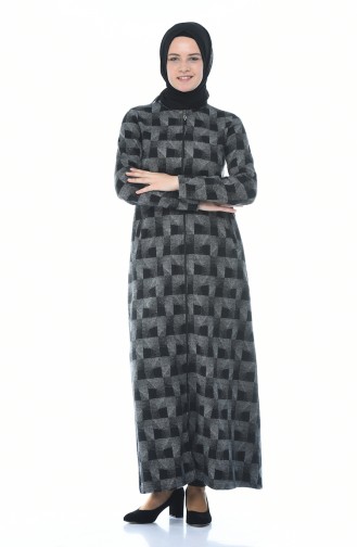 Gray Abaya 99220C-01