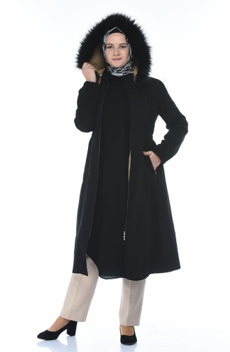 معطف أسود 4036-03