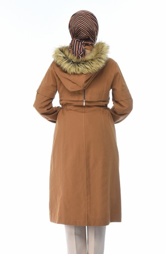 Camel Winter Coat 4036-04