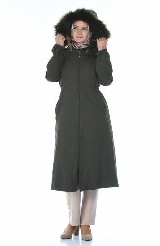 Khaki Winter Coat 4036-05