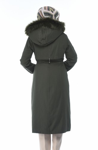 Khaki Winter Coat 4036-05