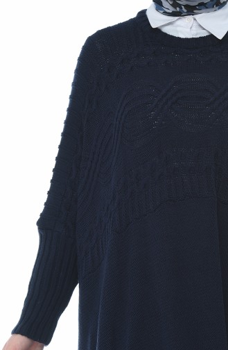 Navy Blue Poncho 1921-01