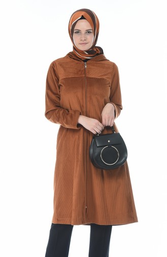 Hooded Velvet Cape 5127-01 Tan 5127-01