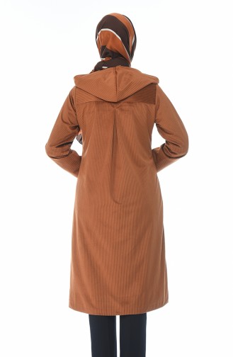 Hooded Velvet Cape 5127-01 Tan 5127-01