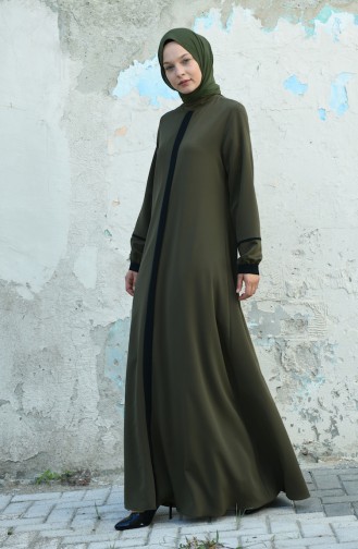 Robe 8015-02 Khaki Noir 8015-02
