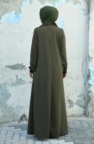 Robe 8015-02 Khaki Noir 8015-02