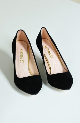 Black High-Heel Shoes 1070-02