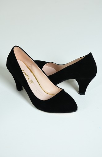 Black High-Heel Shoes 1070-02