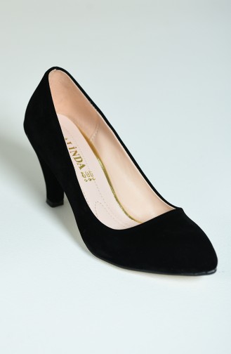 Black High-Heel Shoes 1070-02