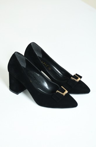 Black High-Heel Shoes 1071