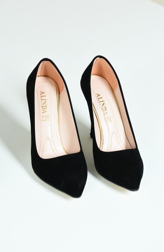 Black High-Heel Shoes 1072