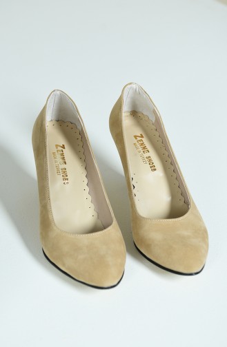 Beige High Heels 1092-05